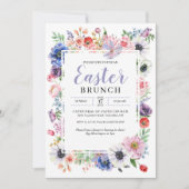 春の花園 イースター ブランシュ 招待状 (正面)