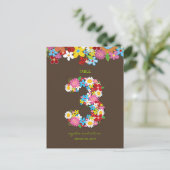 春の花園 ウェディングパーティ テーブルナンバー (スタンド正面)