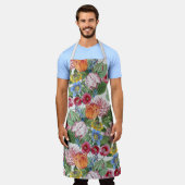 春の花園 エプロン (着用した状態)