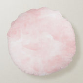 春の花園 フローラルリース モノグラム ラウンドクッション (裏面)