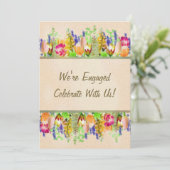 春の花婚約パーティ 招待状 (スタンド正面)