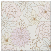 春の花布 ファブリック (クローズアップ)