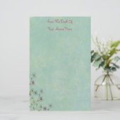 春の花文房具 便箋 (スタンド正面)