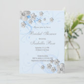 春の花旋回ブライダルシャワー招待状 招待状 (スタンド正面)