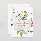 春の花束の招待 招待状 (正面/裏面)