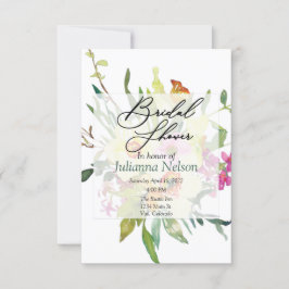 春の花束の招待 招待状