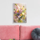 春の花束ポスター キャンバスプリント (インサイチュ (リビング))