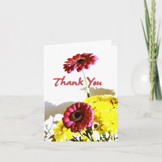 春の花束 お悔やみ感謝 3 サンキューカード (正面)