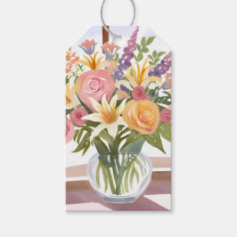 春の花束 | かわいいフラワーカード ギフトタグ