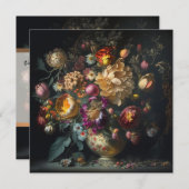 春の花束 ウェディング 招待状 (正面/裏面)