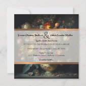 春の花束 ウェディング 招待状 (裏面)