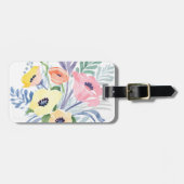 春の花束 | オリジナルテキストのスーツケースタグ ラゲッジタグ (正面横)