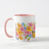 春の花束 マグカップ (左)