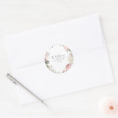 春の花束 宛名ラベル シール (封筒)