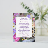 春の花束 感謝の気持ちを友に ポストカード (スタンド正面)