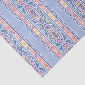 春の花柄ストライプ 薄葉紙 (詳細)