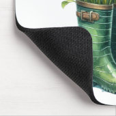 春の花柄マウスパッド Hello Spring Floral Mouse Pad マウスパッド (コーナー)