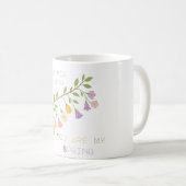 春の花柄マグカップ – You Are My Spring コーヒーマグカップ (正面右)