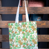 春の花柄 トートバッグ