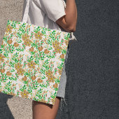 春の花柄 トートバッグ