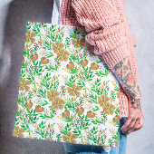 春の花柄 トートバッグ