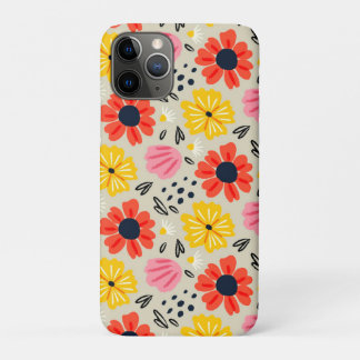 春の花柄 iPhone 11 PROケース