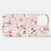 春の花模様。シームレスなフローラ背景 Case-Mate iPhoneケース (裏面 (横))