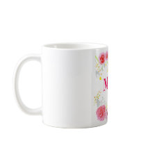 春の花母の日ホワイトマグカップ