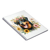 春の花水彩ボーセロン –  ノートブック (右側)