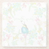 春の花水彩 ガラスコースター (裏面)