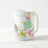 春の花水彩 コーヒーマグカップ (正面右)