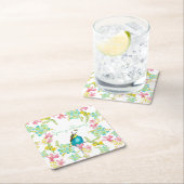 春の花水彩 スクエアペーパーコースター (インサイチュ)