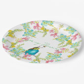 春の花水彩 ペーパープレート (アングル)