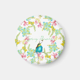 春の花水彩 マグネット