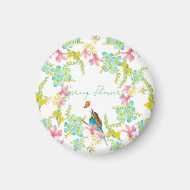 春の花水彩 マグネット