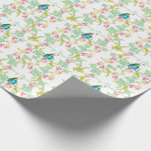 春の花水彩 ラッピングペーパー (角)