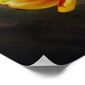 春の花油絵 ポスター (角)