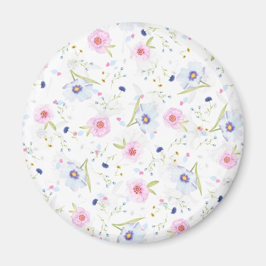 春の花磁石 マグネット (正面)