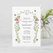 春の花結婚式招待状 案内状 (スタンド正面)