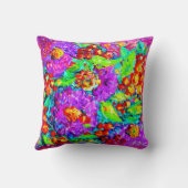 春の花絵画の。買今 クッション (裏面)