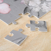 春の花葉手描き ジグソーパズル (側面)