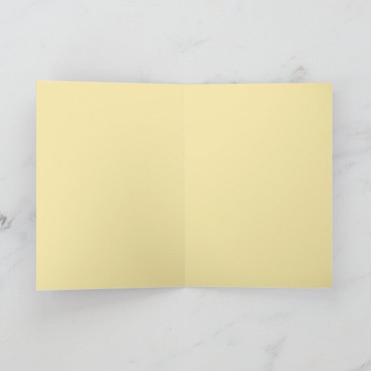 春の花誕生日 カード (内部)