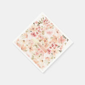 春の花開く スタンダードカクテルナプキン (角)