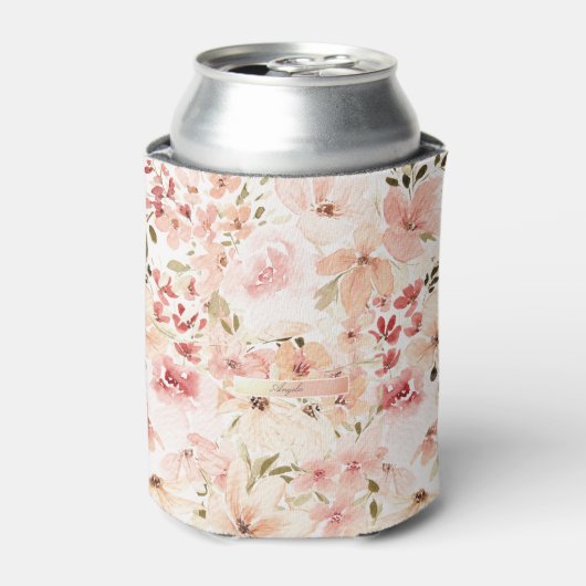 春の花開く 缶クーラー (缶正面)