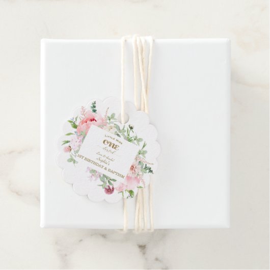 春の花開花ファースト誕生日&バプテスマ フェイバータグ (インサイチュ)