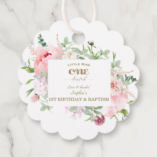 春の花開花ファースト誕生日&バプテスマ フェイバータグ (裏面)