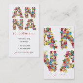 春の花開花名カスタムProfile Card 名刺 (正面/裏面)