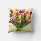 春の花2デザイン枕 クッション (裏面)