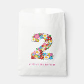 春の花2ndバースデーパーティーの好意バッグ フェイバーバッグ (正面)