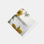 春の花30th誕生日パーティー紙ナプキンス スタンダードカクテルナプキン (角)